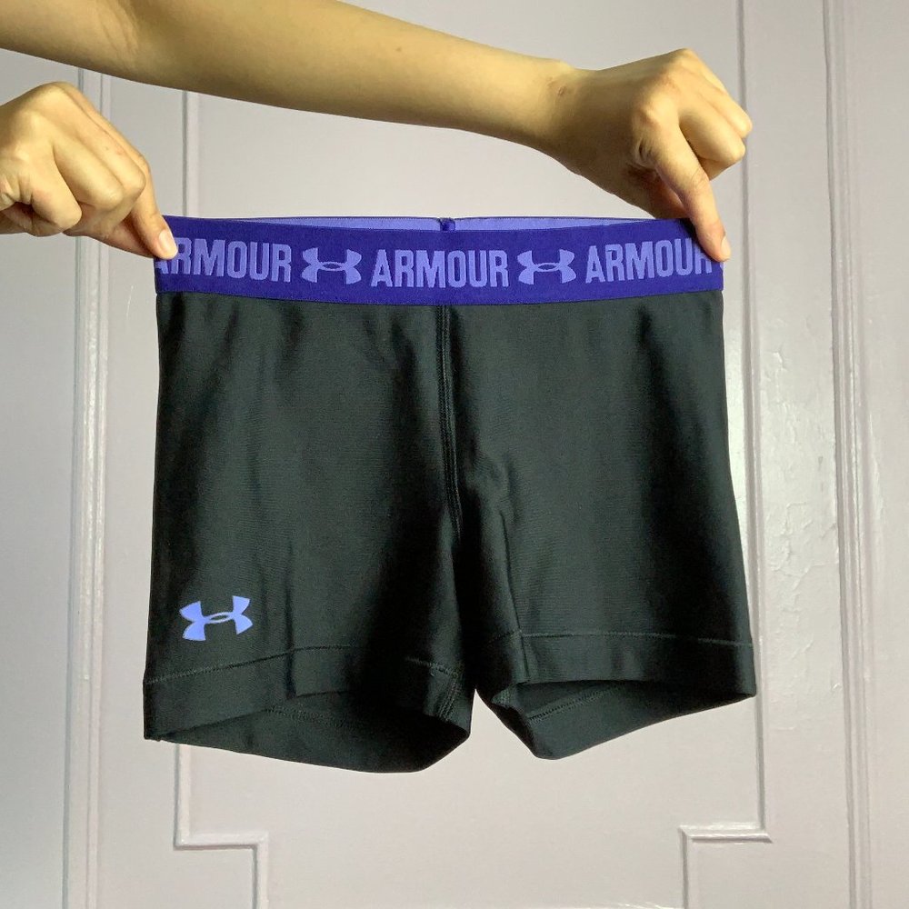 Under Armour Purple Waistband Spandex